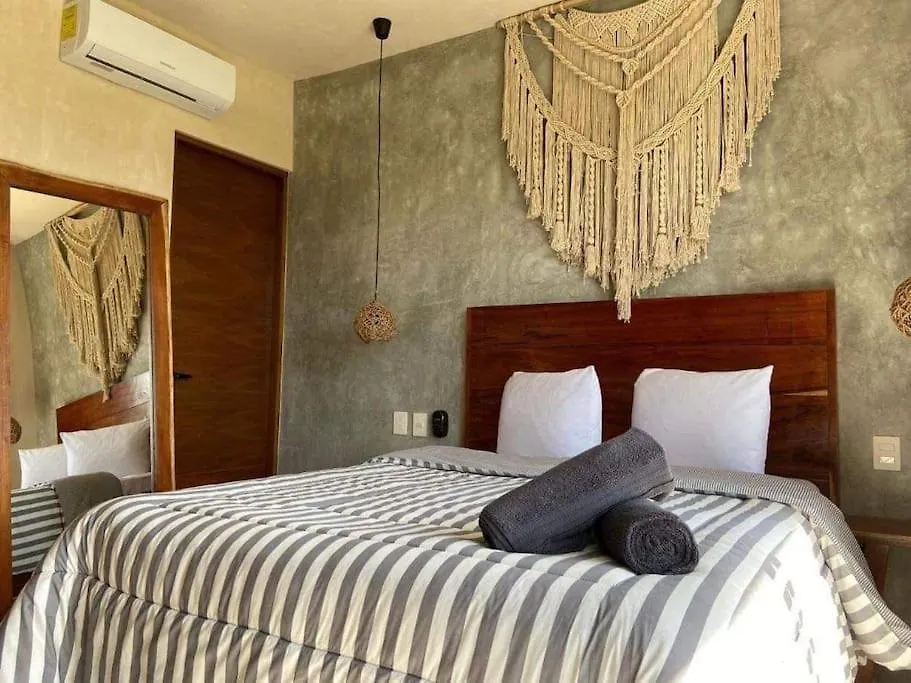 Lägenhet Trendy Tulum Studio With Pool